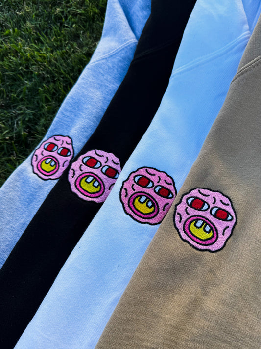 Cherry Bomb Embroidered Hoodie