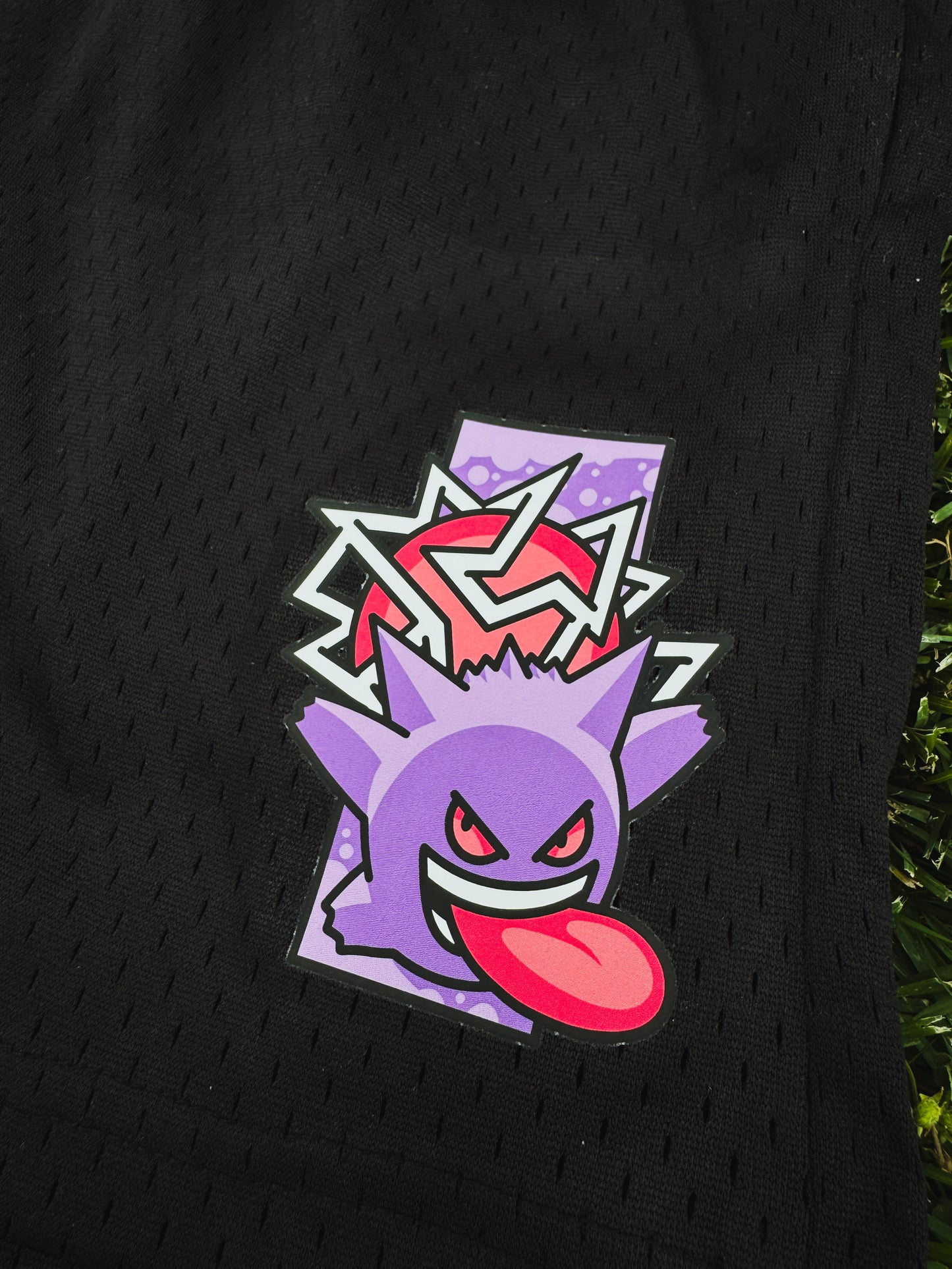 Gengar "Shadow Ball" Mesh Shorts