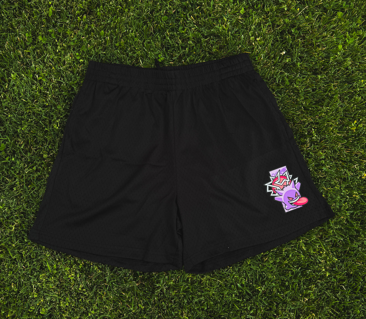 Gengar "Shadow Ball" Mesh Shorts