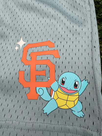 SF Squirtle Mesh Shorts