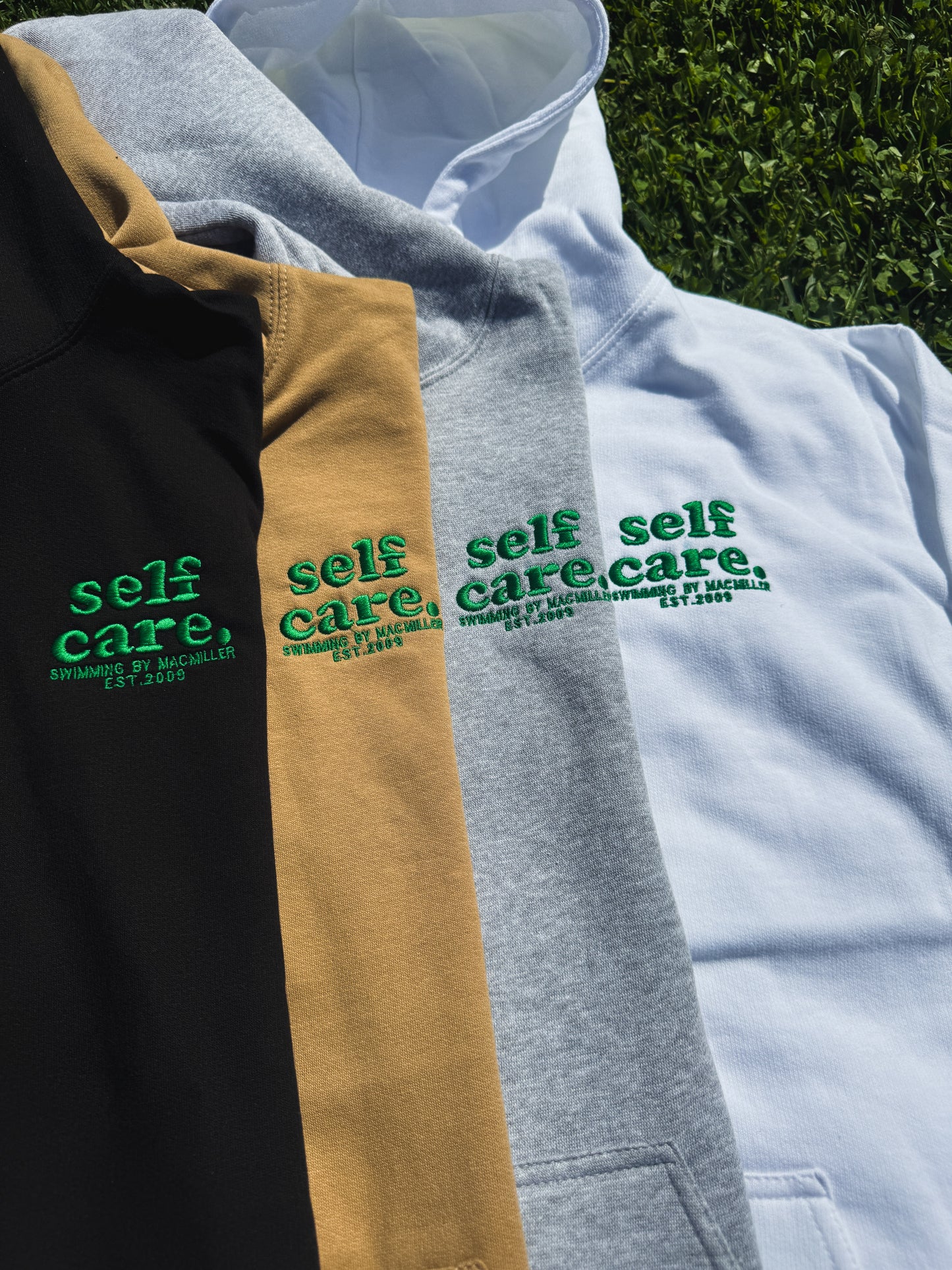 Self Care Embroidered Hoodie