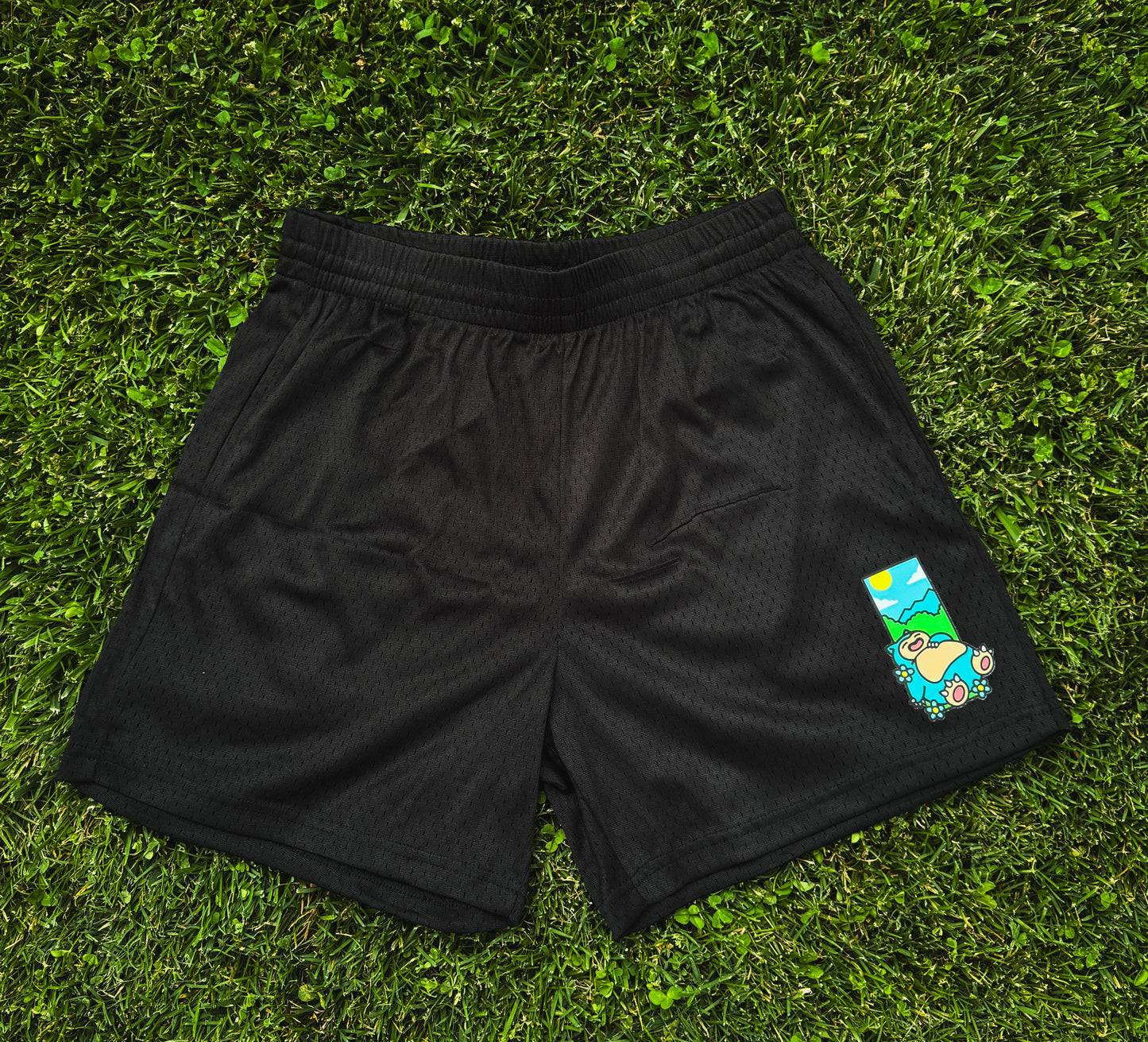 Snorlax "Rest" Mesh Shorts