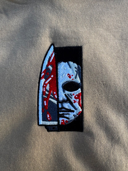 Halloween “He Came Home” Embroidered Hoodie