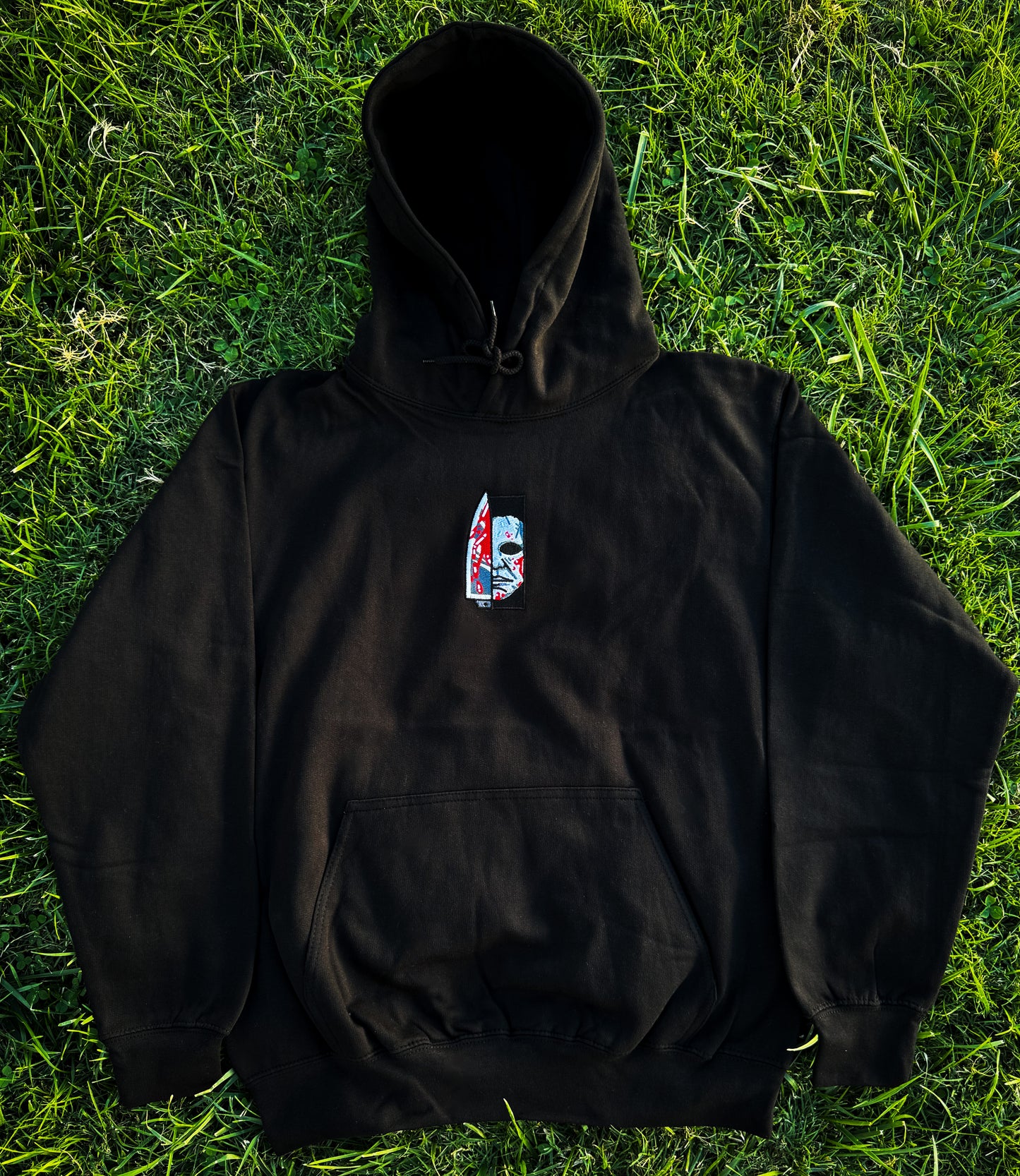 Halloween “He Came Home” Embroidered Hoodie