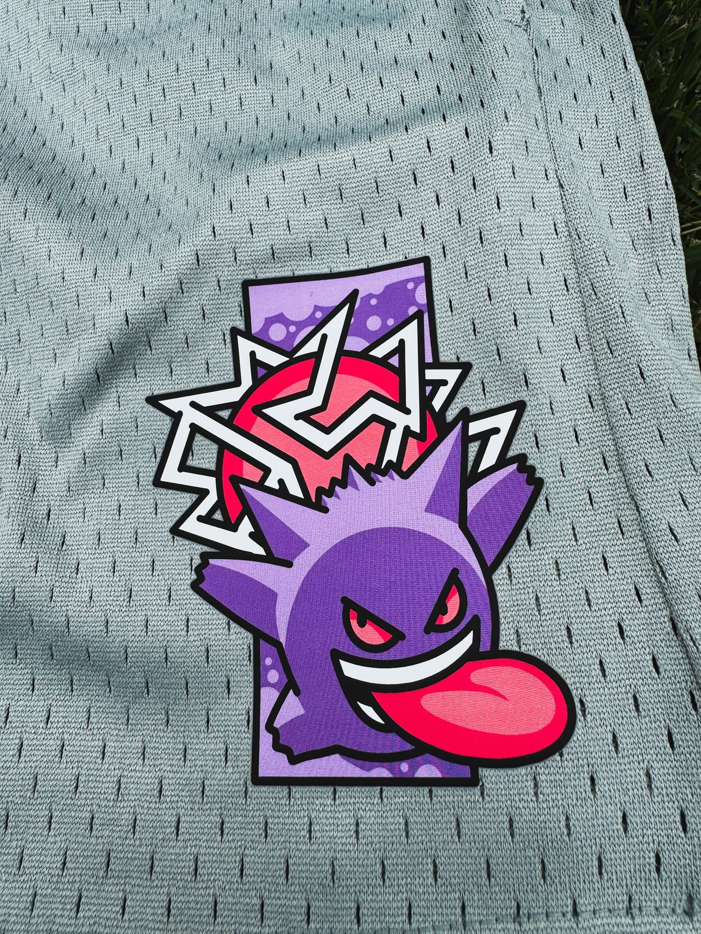 Gengar "Shadow Ball" Mesh Shorts