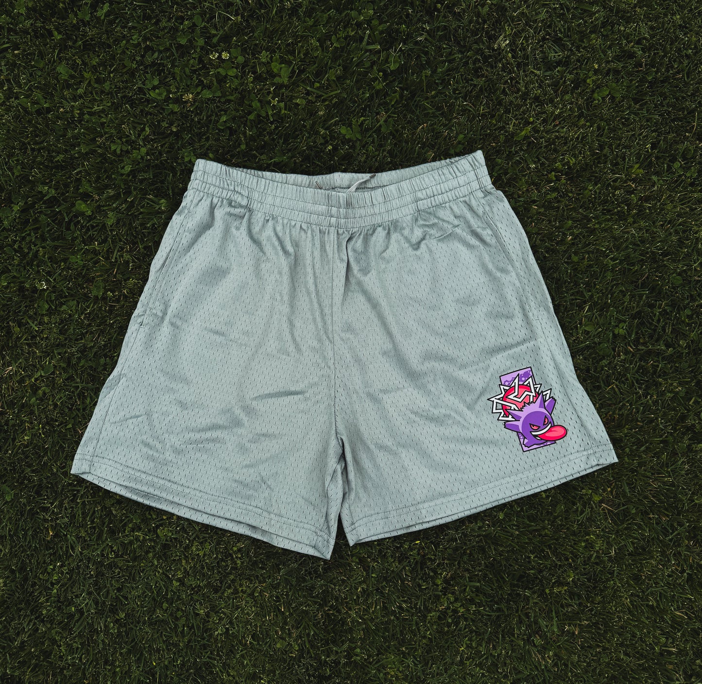 Gengar "Shadow Ball" Mesh Shorts