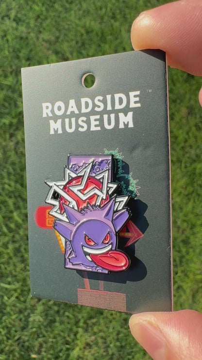 Gengar Shadow Ball Enamel Pin