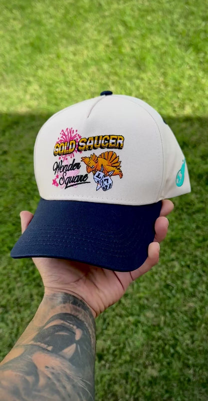 Gold Saucer Snapback Hat
